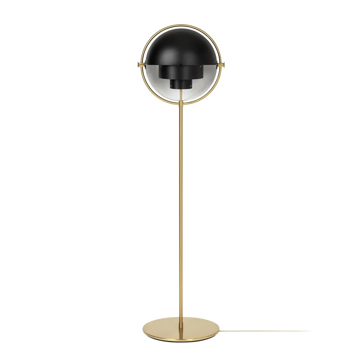 The Gubi - Multi-Lite floor lamp, brass / black