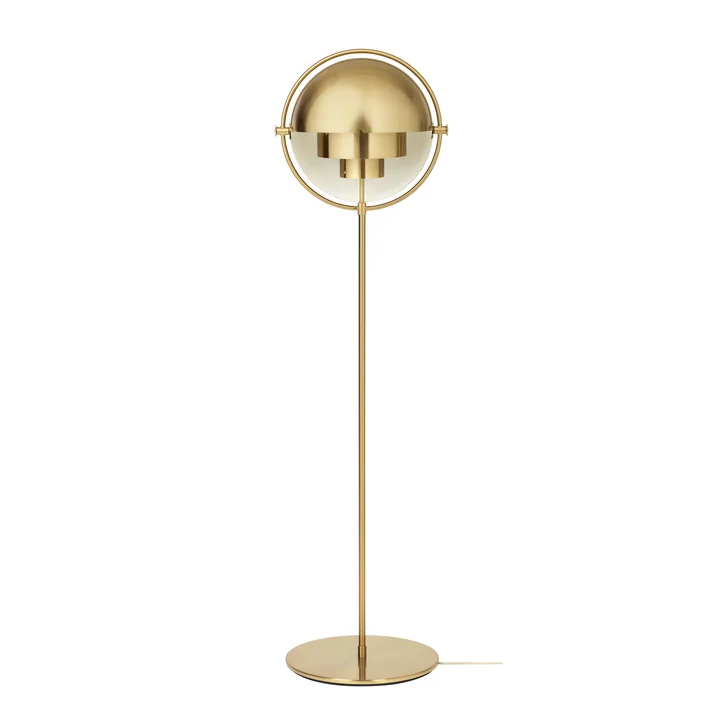 Multi-Lite Floor lamp from Gubi in brass