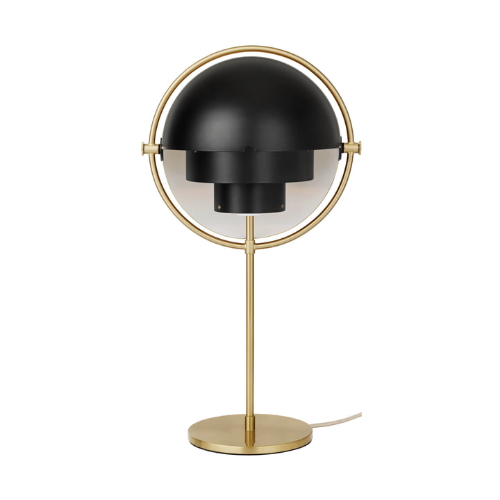 Multi-Lite Table lamp from Gubi in brass / black