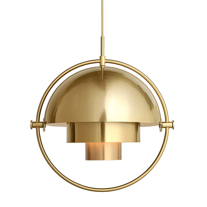 Multi-Lite Pendant lamp Ø 36 cm from Gubi in brass