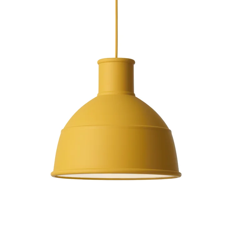 Unfold Pendant light from Muuto in mustard