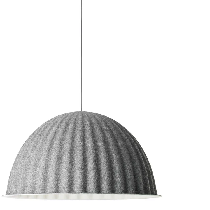 Under the Bell Pendant lamp Ø 82 cm from Muuto in gray