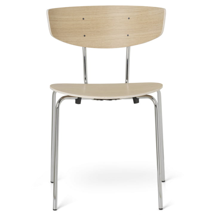 The Herman Chair by ferm Living in oak / chrome
