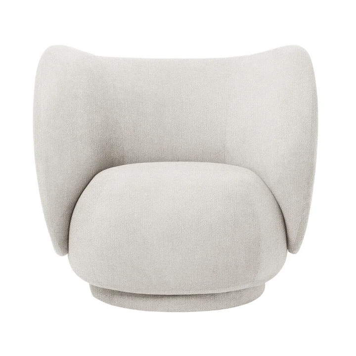 The Rico Lounge Chair from Ferm Living in bouclé off-white