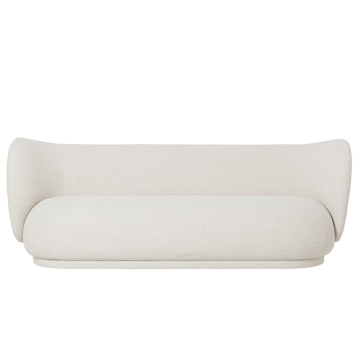 The Rico 3-seater sofa from ferm Living in Bouclé, off-white