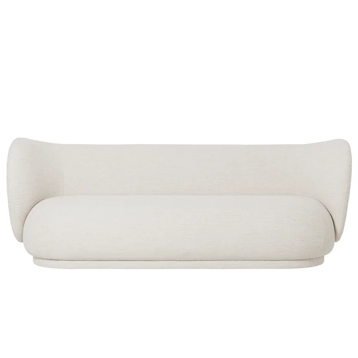 The Rico 3-seater sofa from Ferm Living in Bouclé, off-white