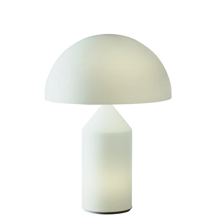 Atollo Table lamp 237, opal glass from Oluce