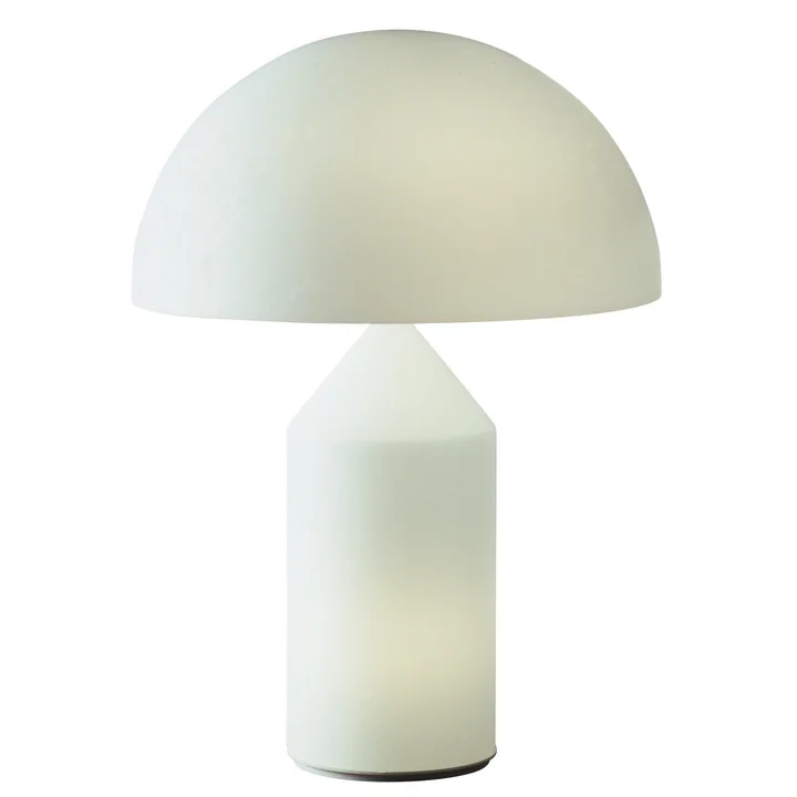Atollo Table lamp 235, opal glass from Oluce