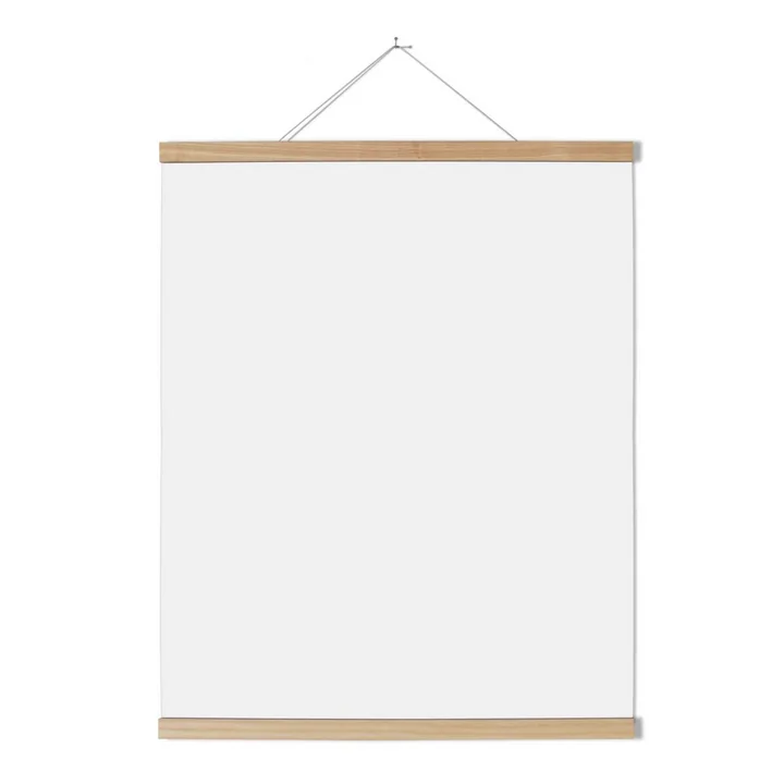 picture rail with 70 cm length from side by side in ash