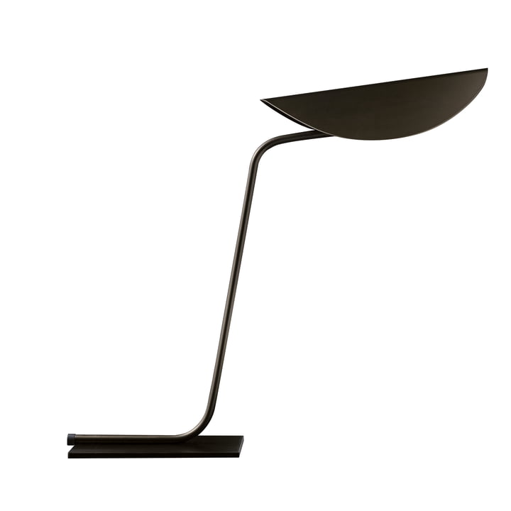 Plume table lamp, bronze by Oluce
