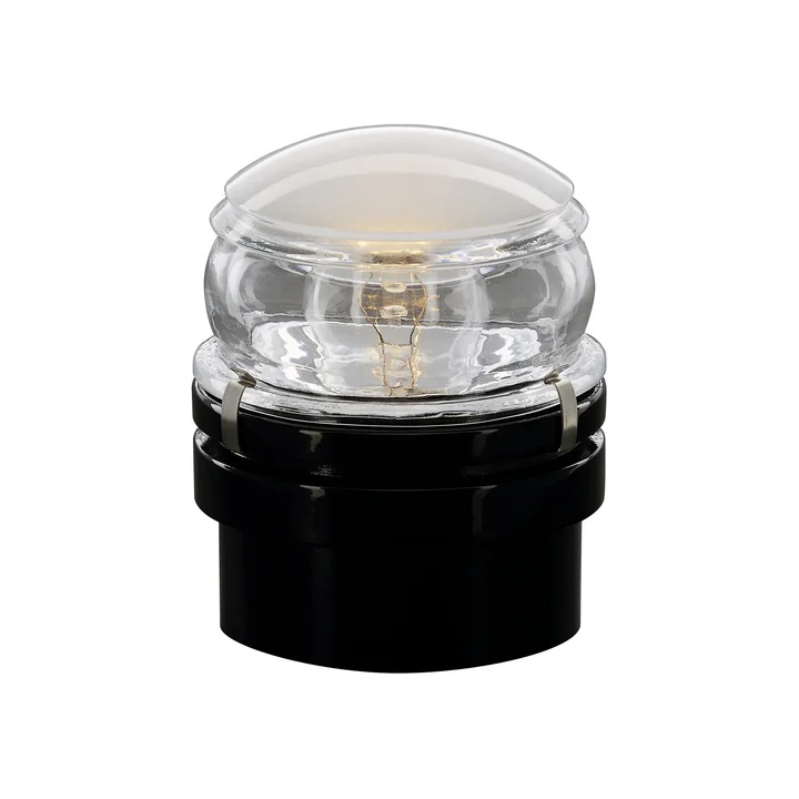 Fresnel wall lamp, black by Oluce