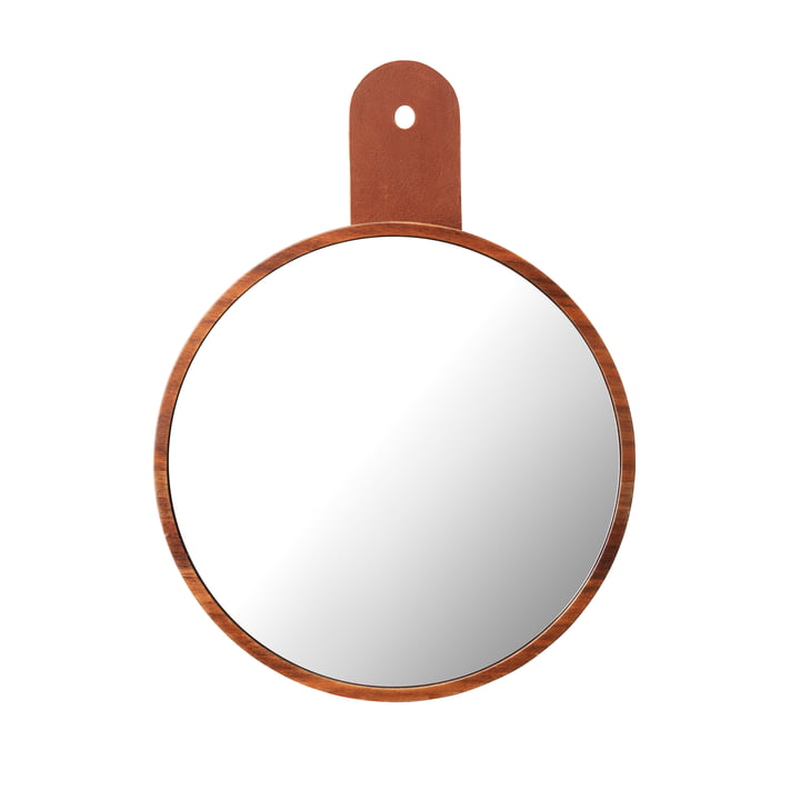 The Q5 Allé mirror from FDB Møbler for walnut wall wardrobe