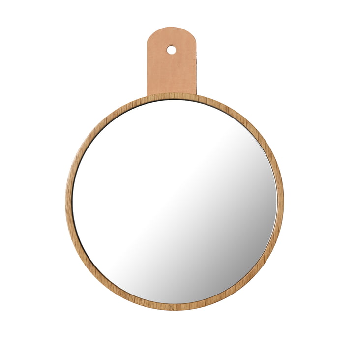 The Q5 Allé mirror from FDB Møbler for wall wardrobe in natural oak