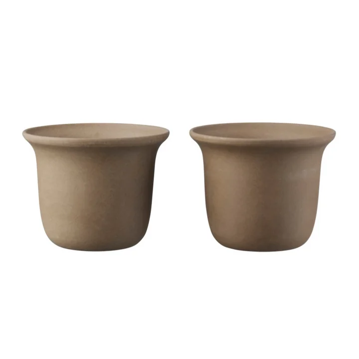 The Ildpot drinking cup V35 from FDB Møbler in brown