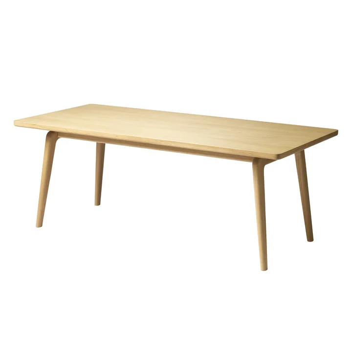 The D104 coffee table from FDB Møbler in natural oak