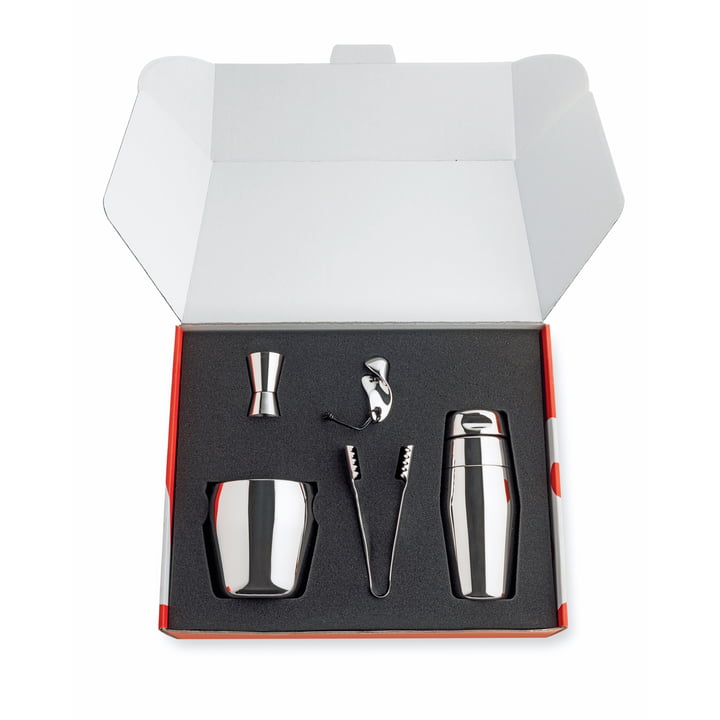 The North Tide bar set from Alessi , stainless steel (5 pcs.)