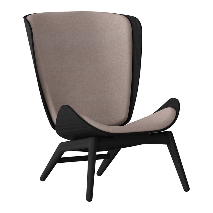 The Reader Armchair from Umage in black / dusty rose