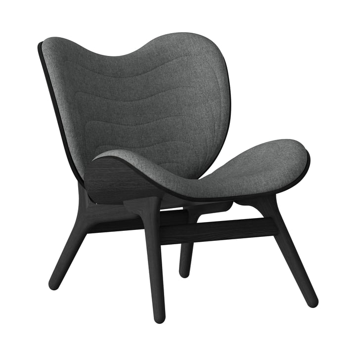A Conversation Piece Armchair from Umage in black / slate grey