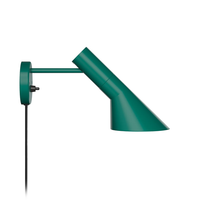 AJ wall lamp from Louis Poulsen in dark green