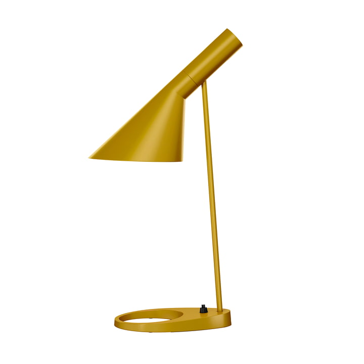 AJ table lamp from Louis Poulsen in ocher