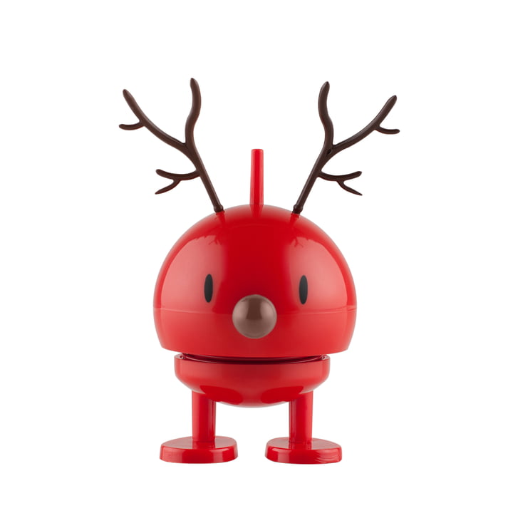 Small Reindeer Bumble Baby, red by Hoptimist