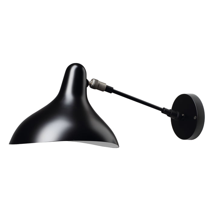 Mantis BS5 wall lamp, black from DCW