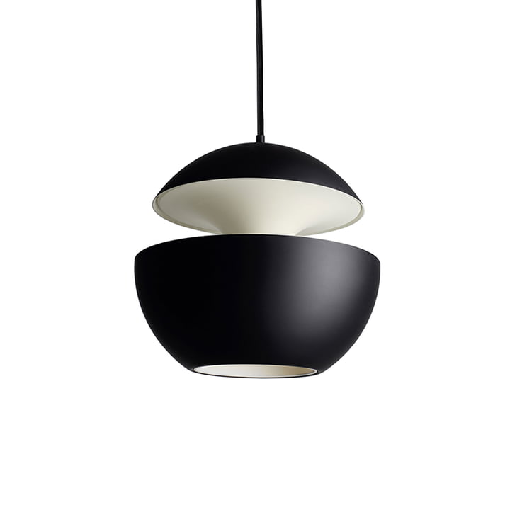 Here Comes The Sun 250 Pendant Lamp, black / white from DCW