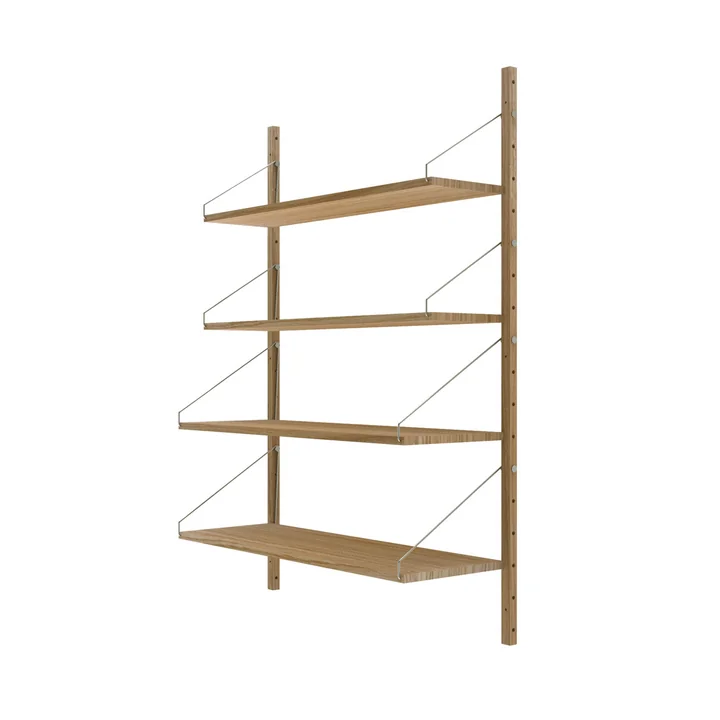 Library Shelf H 114.8 cm, oiled oak (single) from Frama