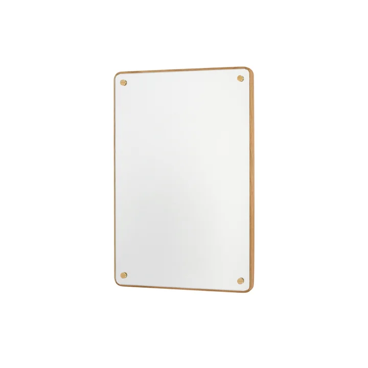 RM-1 Rectangular Mirror H 58 cm, oak oiled by Frama