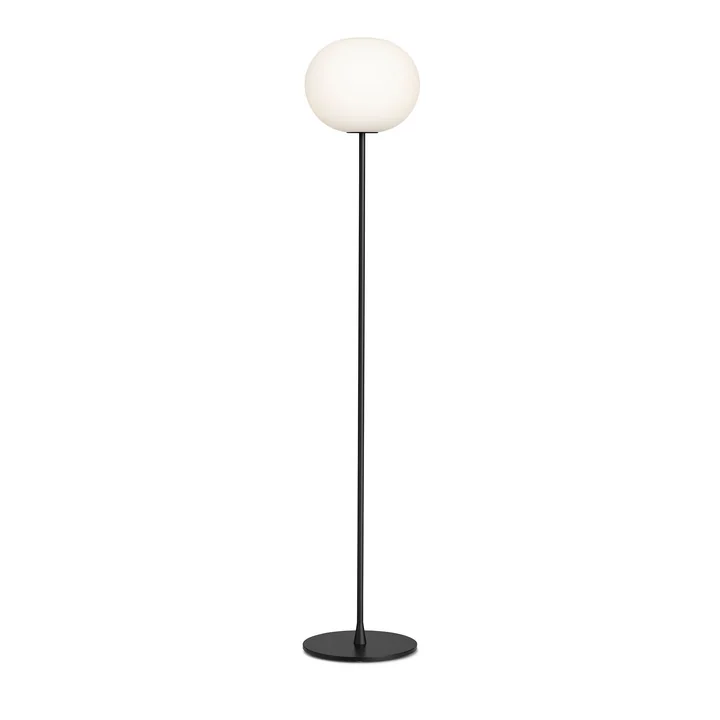 The Glo Ball F 2 floor lamp from Flos in black matt
