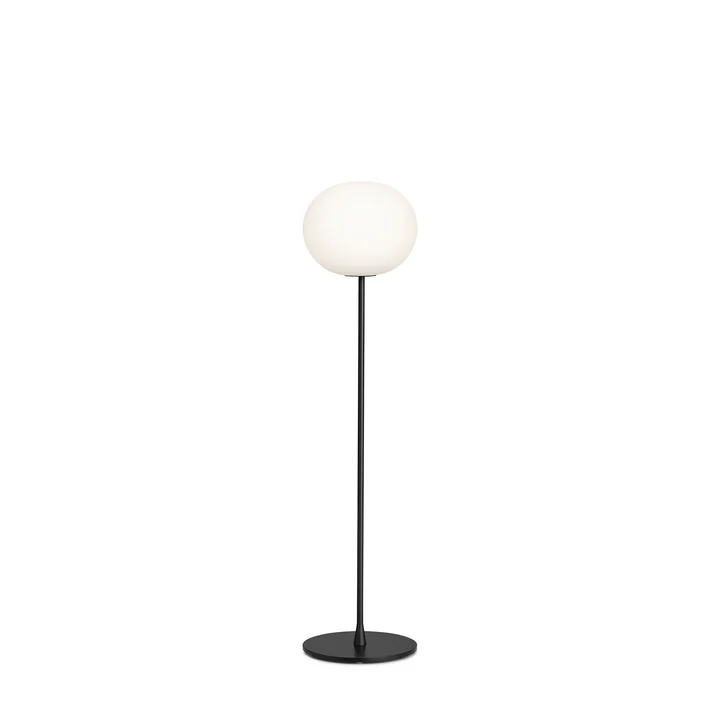 The Glo Ball F 1 floor lamp from Flos in black matt