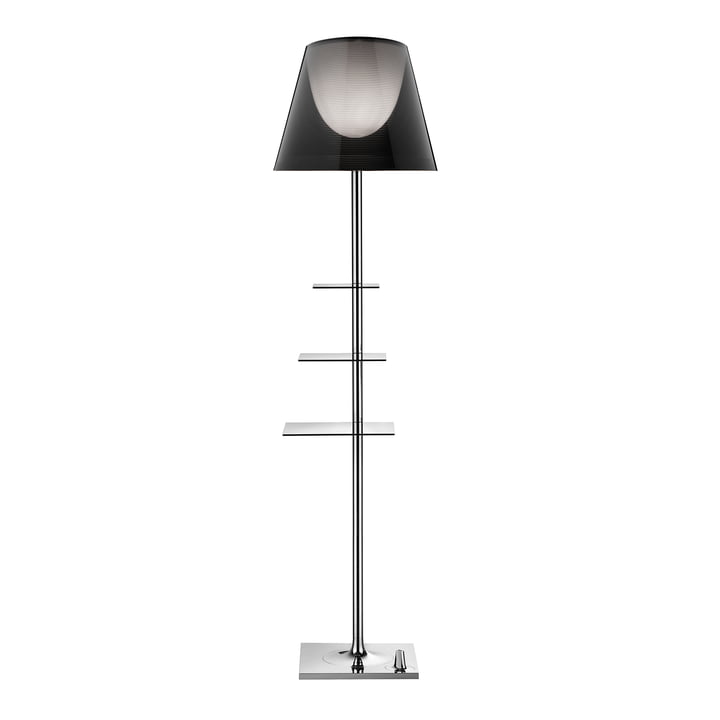 The Bibliotheque Nationale floor lamp from Flos in fumée