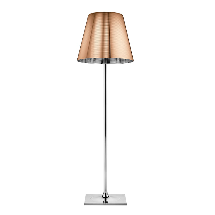 The K Tribe F3 floor lamp from Flos in bronze