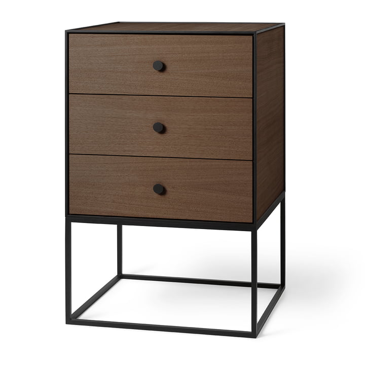 Frame Sideboard 49 (incl. 3 drawers), smoked oak from by Lassen