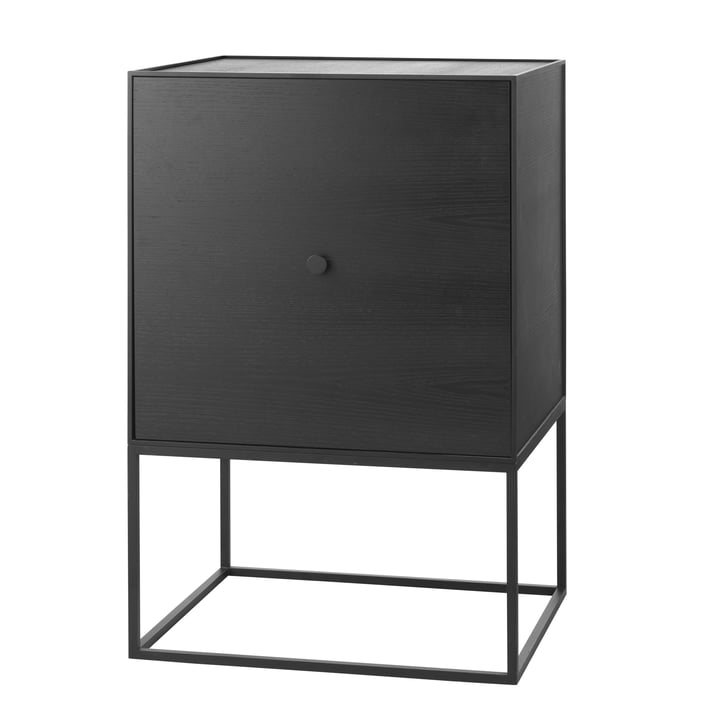 Frame Sideboard 49 (incl. door & shelf), black stained ash from Audo