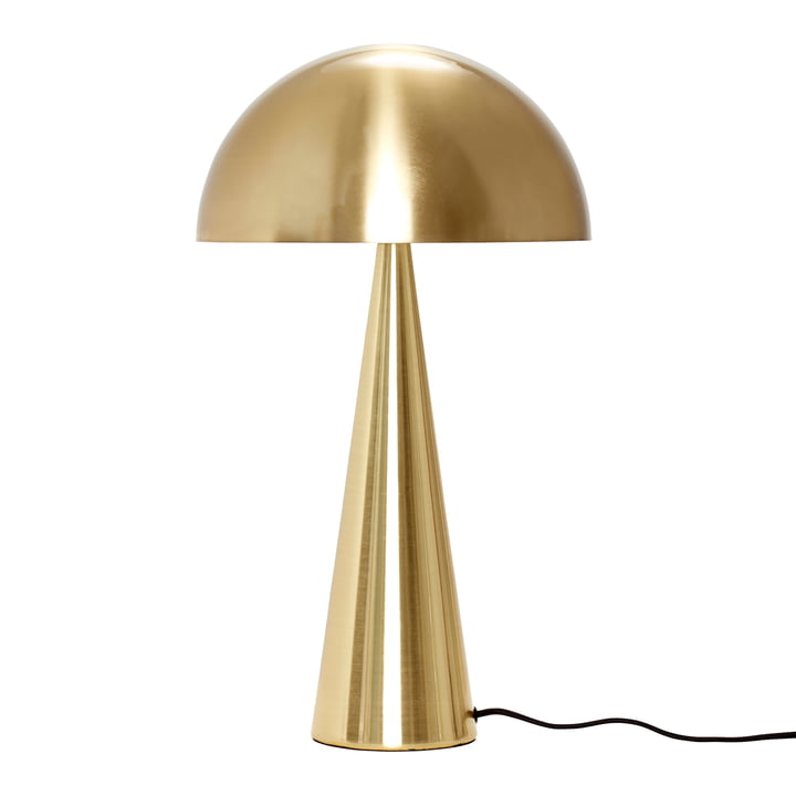 Table lamp, brass, large by Hübsch Interior
