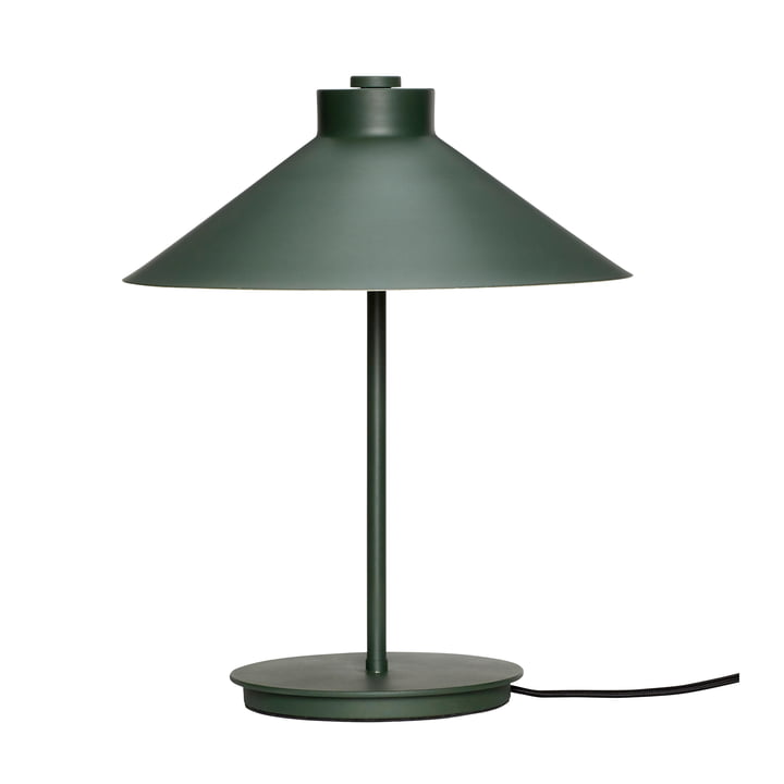 The table lamp from Hübsch Interior in green