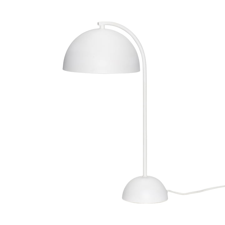 Metal table lamp, white from Hübsch Interior
