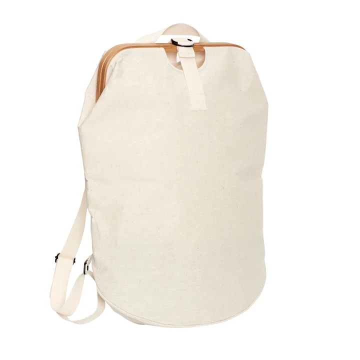 Laundry bag, beige / nature from Hübsch Interior