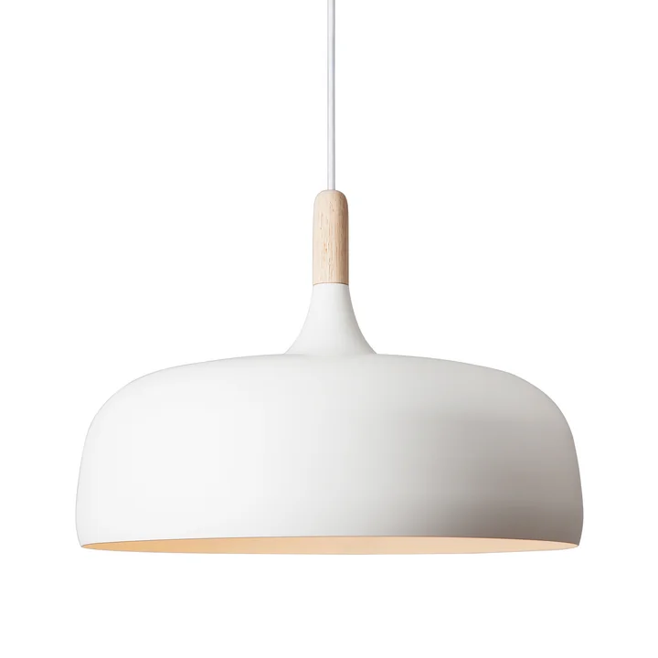 The Northern - Acorn Pendant light in white