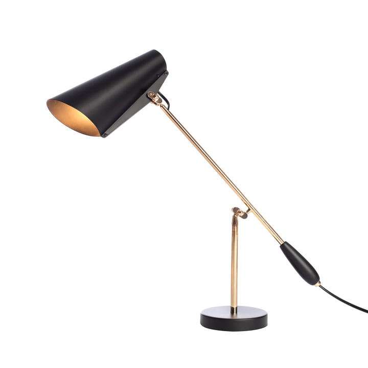 The Northern - Birdy Table lamp in black / brass
