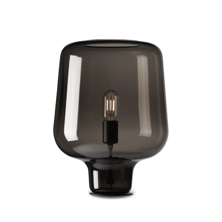 Say My Name table lamp from Northern in smoked grey / glossy