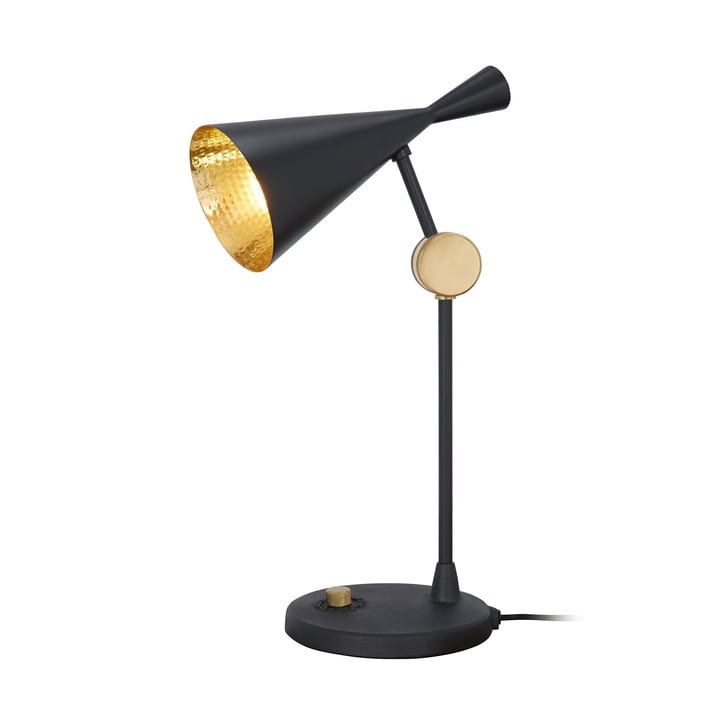Beat table lamp by Tom Dixon in black