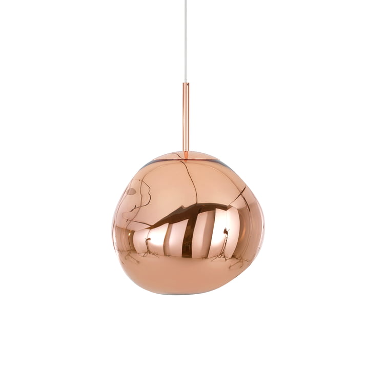 Mini Melt pendant light from Tom Dixon in copper