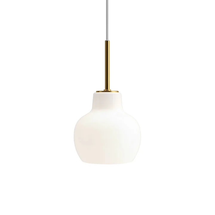 VL Ring Crown 1 pendant lamp by Louis Poulsen in brass / white