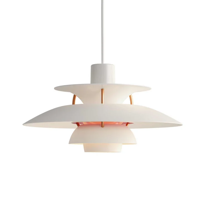 PH 5 Mini pendant lamp by Louis Poulsen in modern white