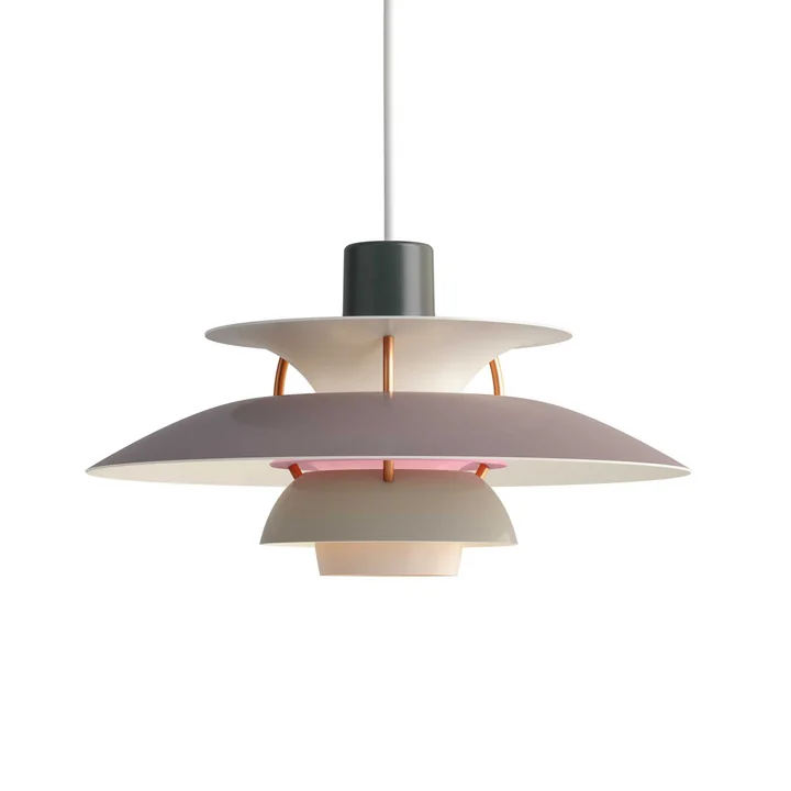 The Louis Poulsen - PH 5 Mini Pendant Lamp in Grey