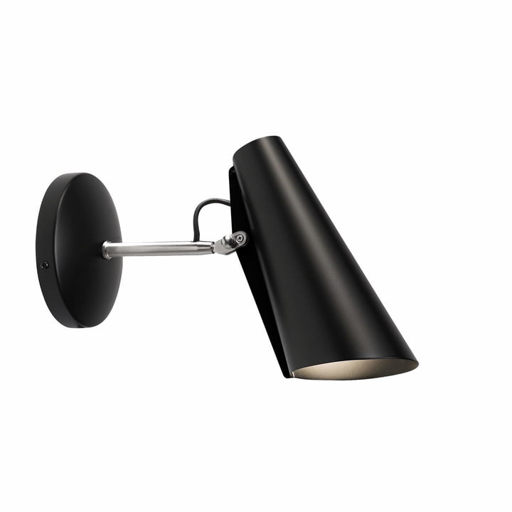 The Birdy Wall light short from Northern in black / metallic
