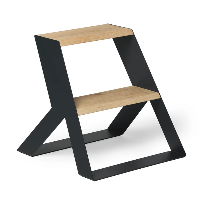 Split Step Step ladder from Frederik Roijé in oak / dark grey