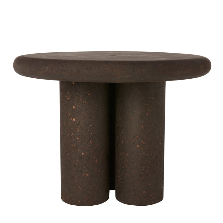 Cork Dining table 1000 Ø 100 cm, brown from Tom Dixon